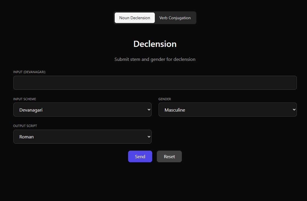 Sanskrit lookup app
